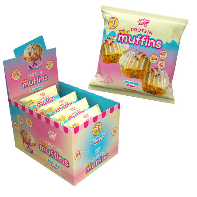 Birthday Cake Mini Muffins