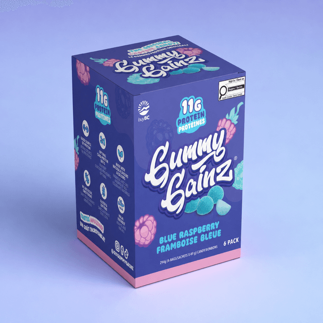 Blue Raspberry Protein Gummies 6 Pack