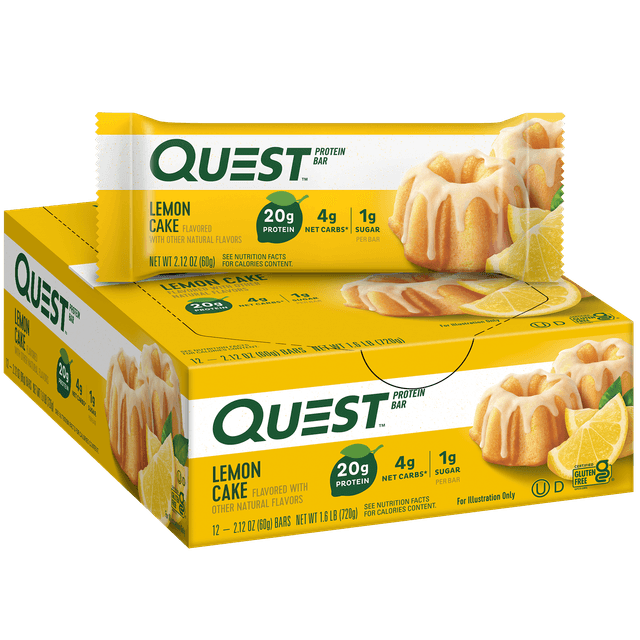 Lemon Cake Protein Bars