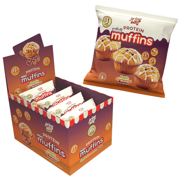 Apple Cinnamon Raisin Mini Muffins