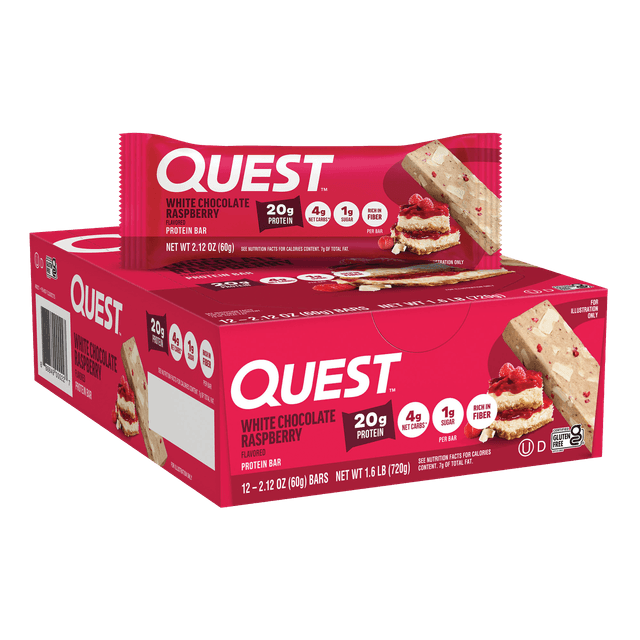 White Chocolate Raspberry Protein Bars