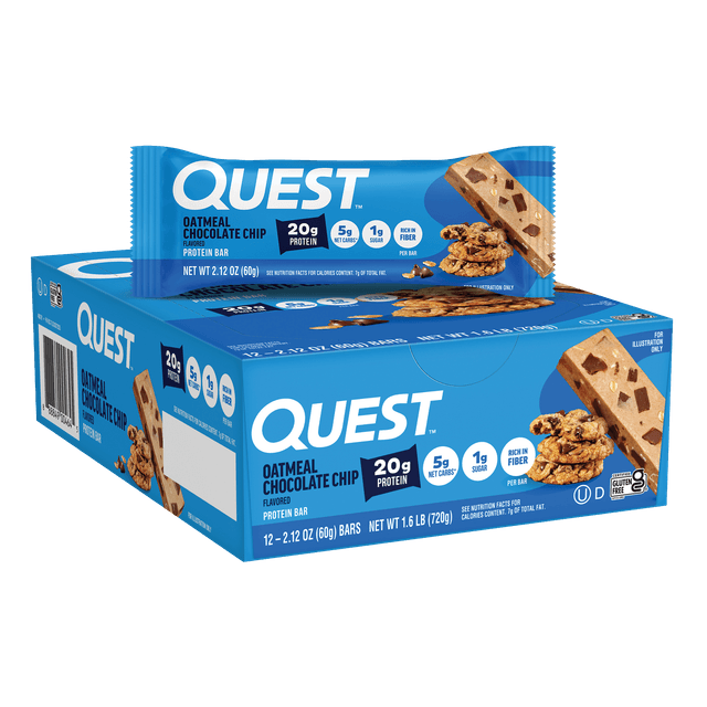Oatmeal Chocolate Chip Protein Bars