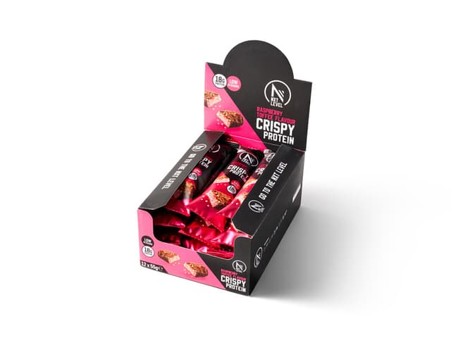 Crispy Protein Raspberry Toffee